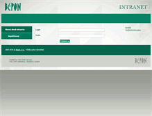 Tablet Screenshot of intranet.bepon.sk